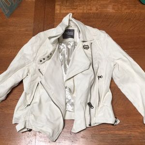 White Leather Jacket